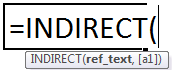 Address function (Indirect function formula)