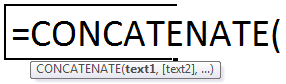 Concatenate Formula