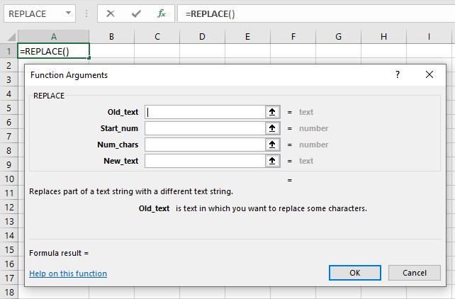 Excel REPLACE Function - How To Use? Examples and Template.