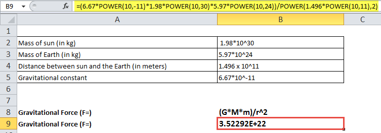 POWER Function (Quadratic Equations) Example 5