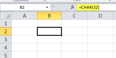 CHAR Function Example