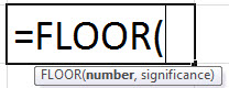 FLOOR Formula in Excel