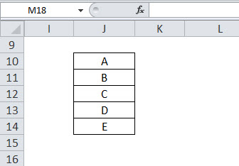 data table