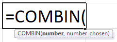 COMBIN Formula