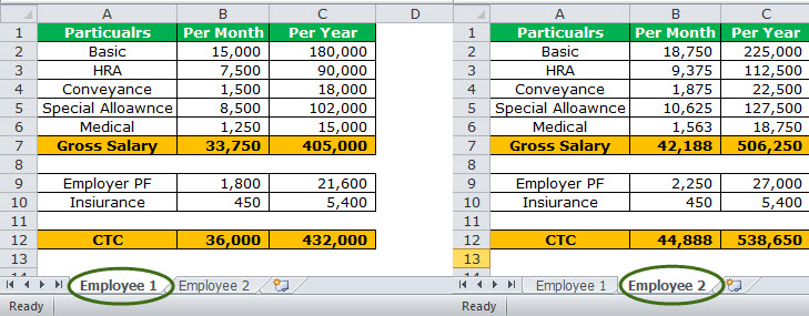 Watch Window in Excel Example 2