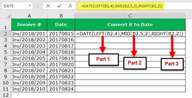 date to text example 4-5