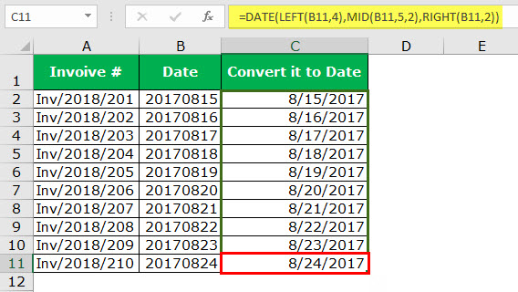 date to text example 4-6