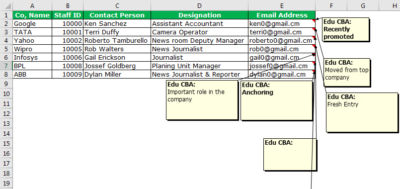 print comments in excel step 11