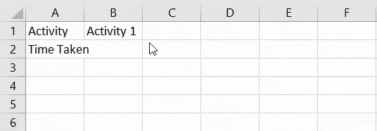 Entering a patterned list by using fill handle