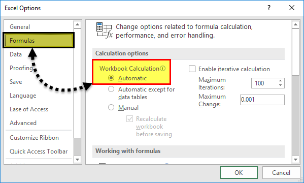 Excel Options