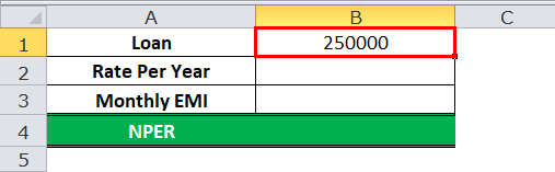 NPER funcrion example 1-1