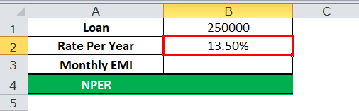 NPER funcrion example 1-2