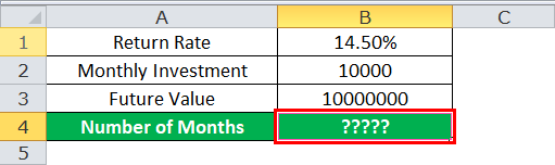 NPER funcrion example 2