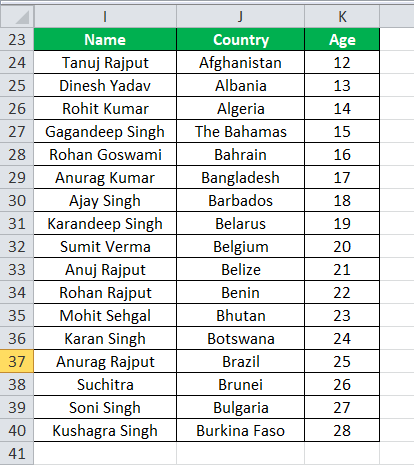 Using Index Match Example 1