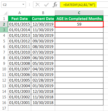 Age Calculator Method 2-1