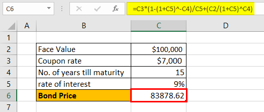 Bond price Example 1-1