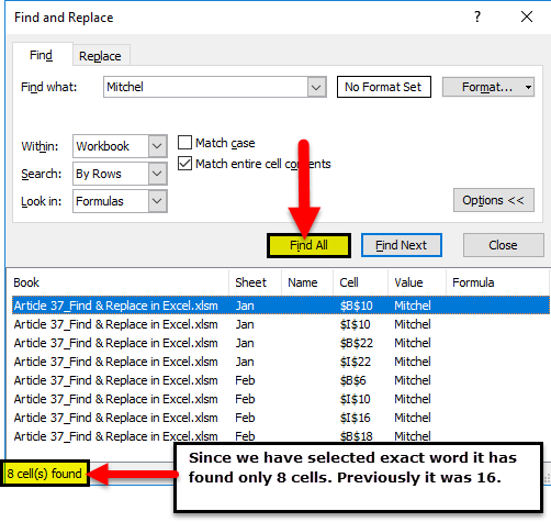 Find exact word in entire workbook 2