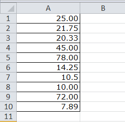 Format fraction Using Hometab Step 1