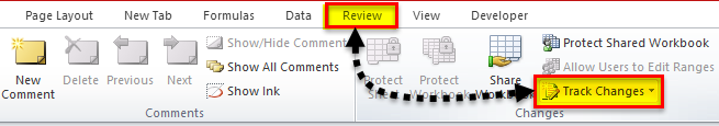 Highlight the Changes step 1