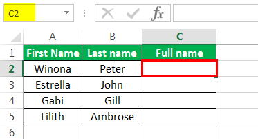 Merge cells shortcut Example 2