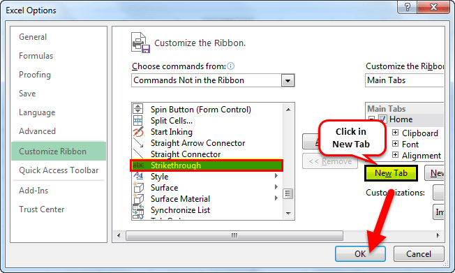 Strikethrough Method 4-1