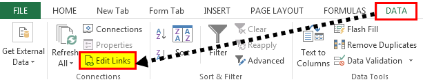 Break links Method 2