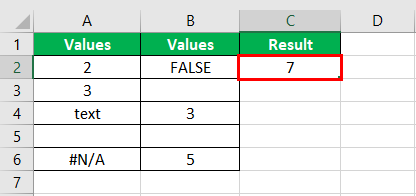 COUNTA Example 6-1