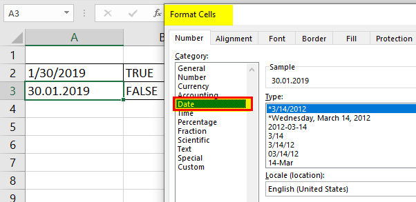 Change the Format of Date 3-1