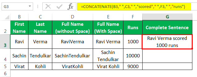 Concatenate Example 2-2