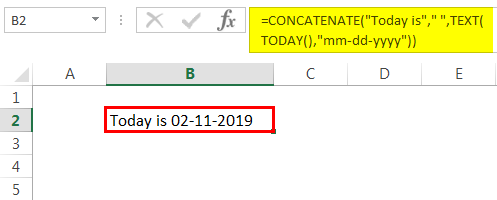 concatenate excel columns Example 3-1