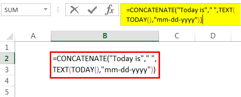 concatenate excel columns Example 3