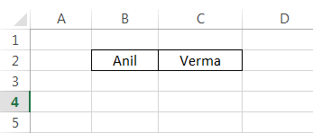 concatenate excel columns Example 4