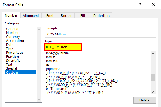 Millions Example 1-1