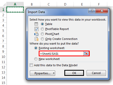 Import Data Example 2-2