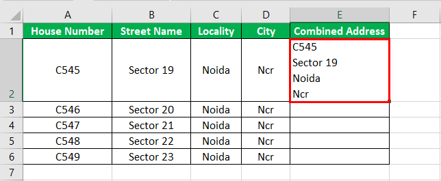 Line Break Example 2-8