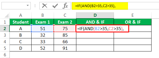 logical Test in excel Example 3-2