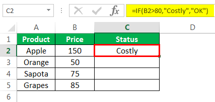 Logical IF Example 2-5