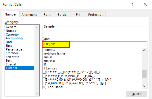 Thousand Value Example 1-8