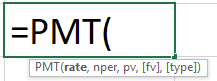 PMT Formula