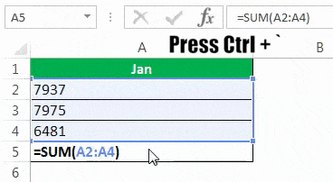 Excel Formual Not Working Example 2-1