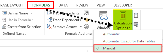 Excel Formual Not Working Example 3-1