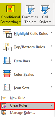 Conditional Formatting