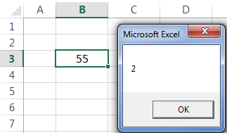 VBA Active Cell Example 2-9