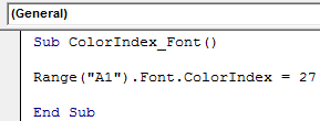 Visual Basic font color 2-4