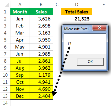 VBA Last Row Method 1-8