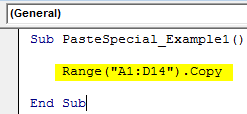 VBA PasteSpecial Example 1-1