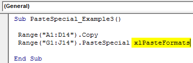 VBA PasteSpecial Example 1-10