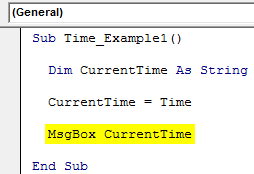 Visual Basic Application Example 1-3