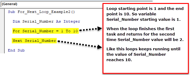 VBA for Next Loop Step 1