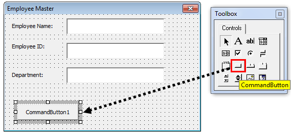 VBA userform Example 1-19